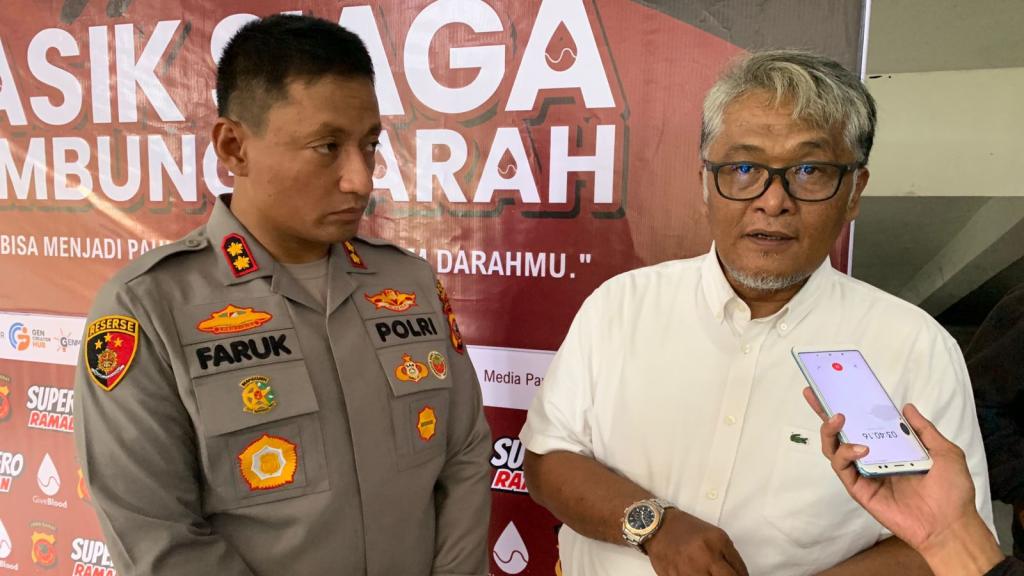 Dinkes Apresiasi Donor Darah Superhero Ramadan yang Digelar Polres Tasikmalaya Kota