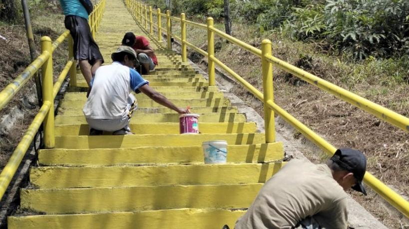 Sambut Wisatawan di Libur Lebaran 2025, Kawasan Wisata Gunung Galunggung Percantik Sarana Prasarana