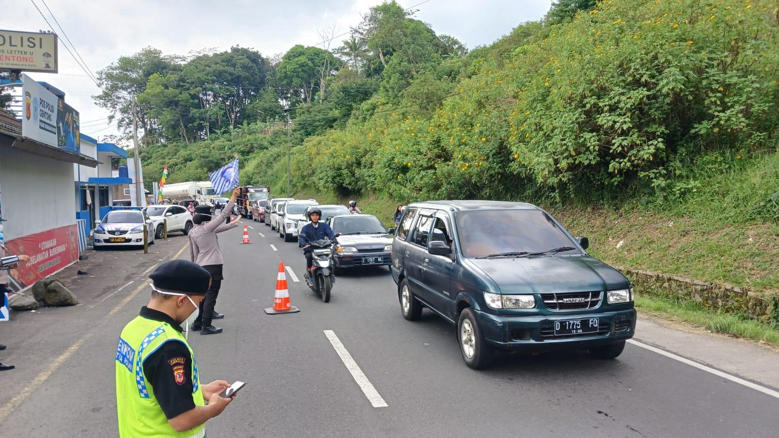 Lonjakan Arus Balik Lebaran 2025 di Jalur Gentong Tasikmalaya, Lalu Lintas Padat Merayap