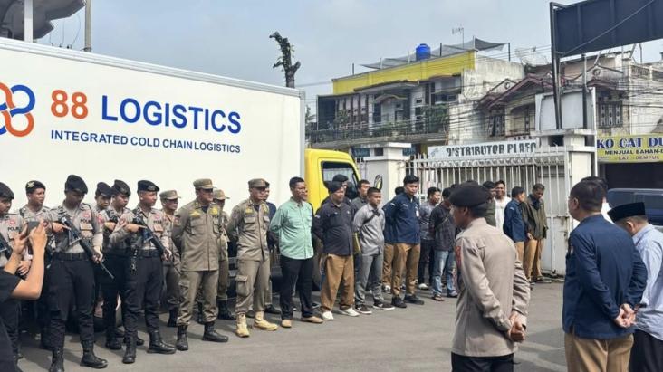 Polres Tasikmalaya Kota Kawal Ketat Distribusi Logistik PSU di Kabupaten Tasikmalaya