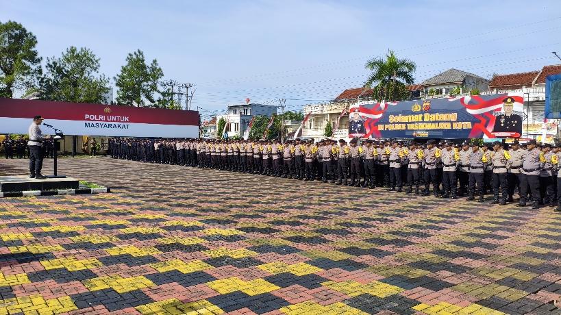 548 Personel Polres Tasikmalaya Kota Dikerahkan Amankan PSU Pilkada