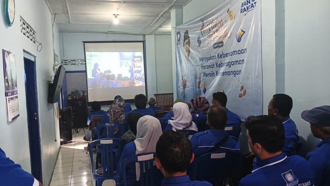 DPD PAN Ciamis Hadiri Halal Bihalal Nasional Virtual, Pererat Kekompakan Kader