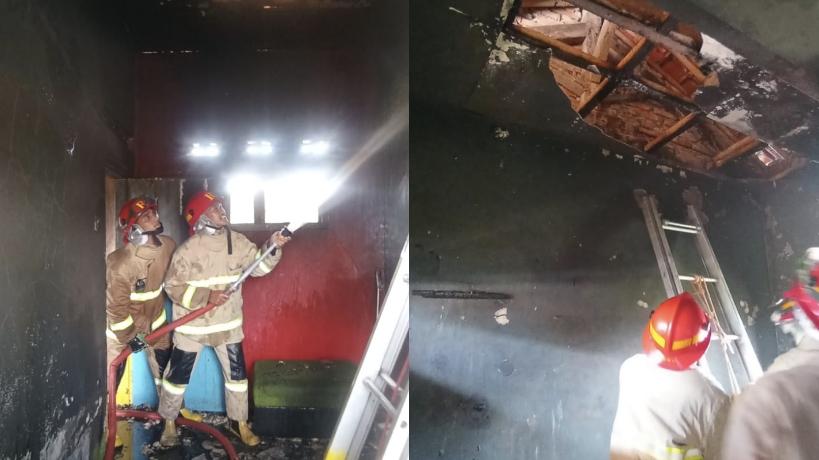 Anak Main Korek Api, Sebuah Ruko di Purbaratu Kota Tasikmalaya Dilalap Api