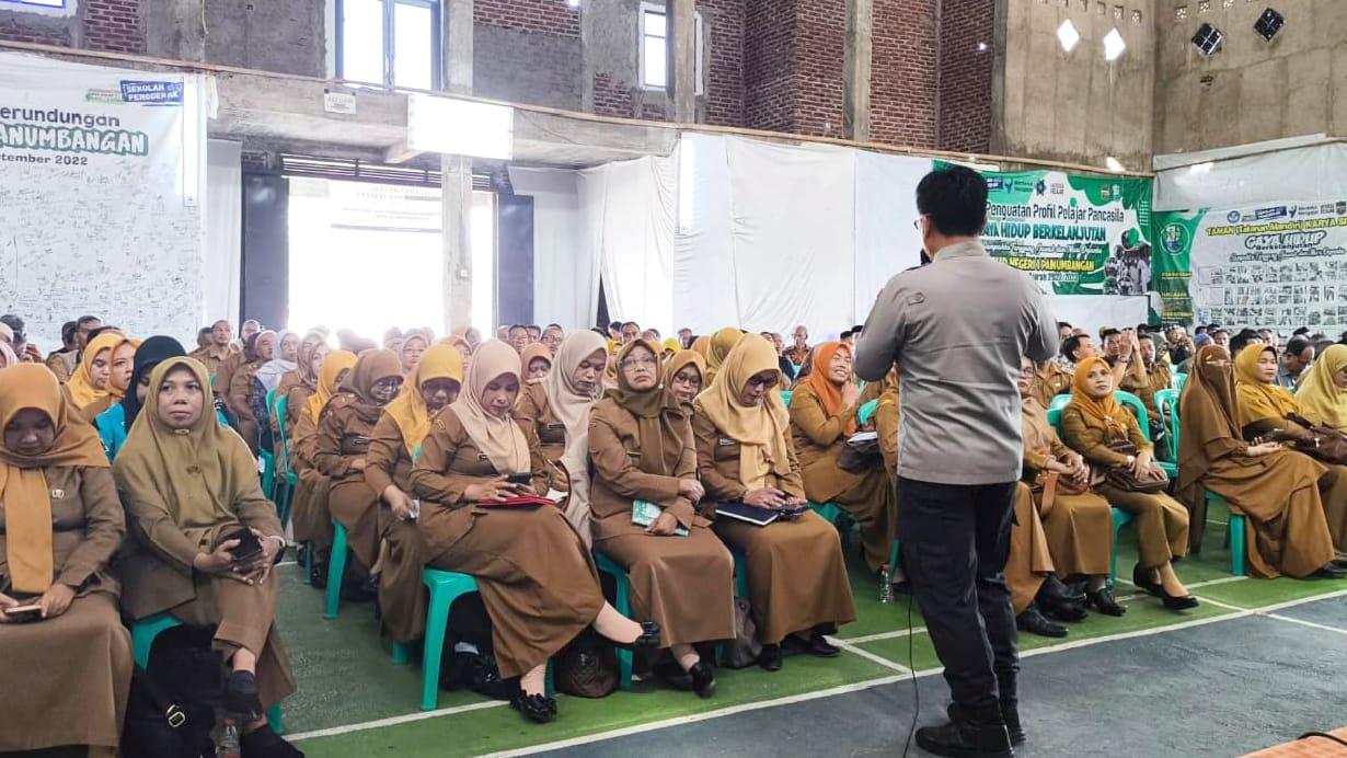 Polres Ciamis Gencarkan Edukasi Larangan Pelajar Bawa Motor ke Sekolah