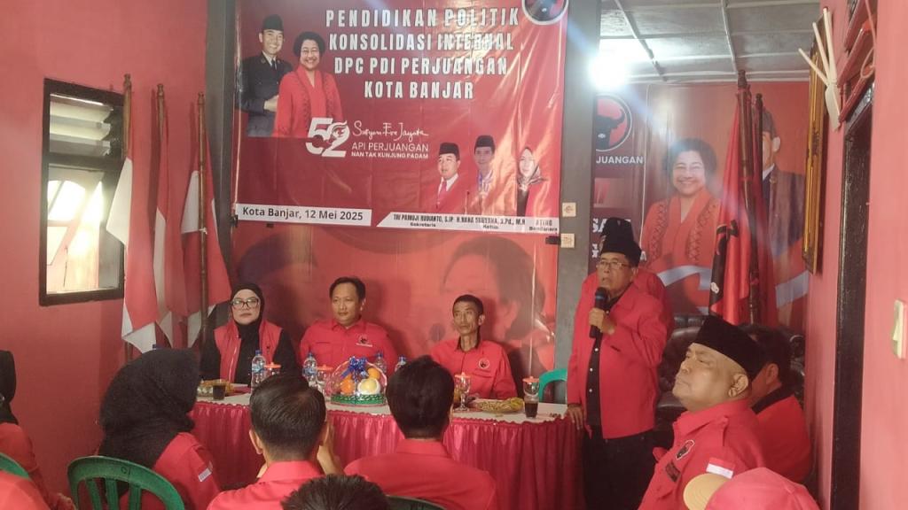 PDI Perjuangan Kota Banjar Gelar Rapat Konsolidasi Jelang Kongres VI Nasional