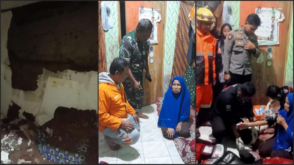 Dinding Rumah Ambruk, Ibu di Cipedes Tasikmalaya Alami Luka Tertimpa Reruntuhan