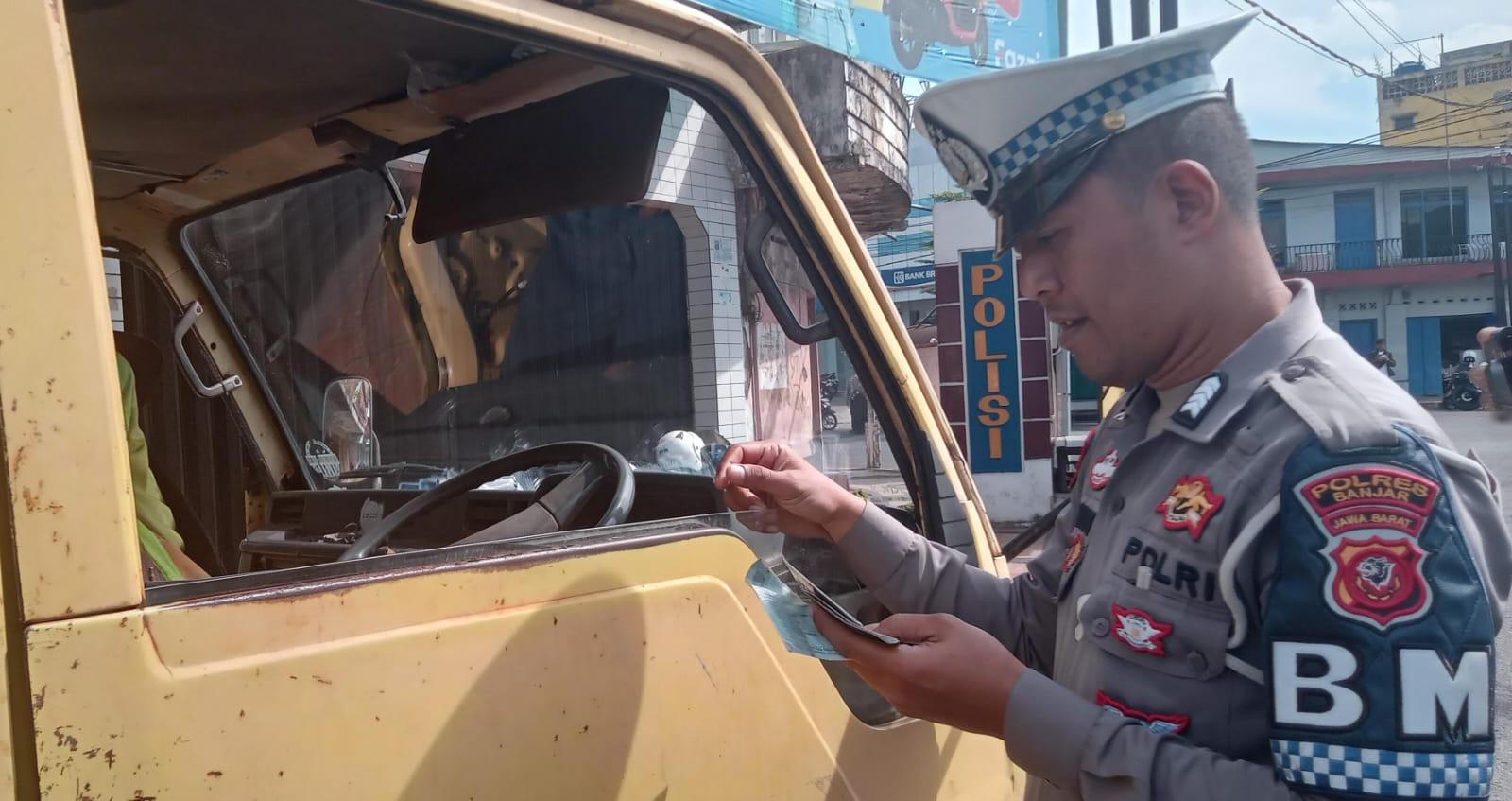 Ribuan Kendaraan Terjaring Razia Pajak di Kota Banjar
