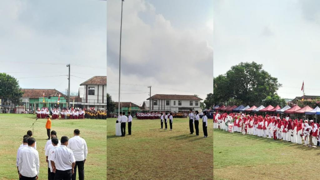 Karang Taruna Kelurahan Singkup Purbaratu Gelar Upacara Bendera HUT ke-80 RI di Lapangan Sepak Bola