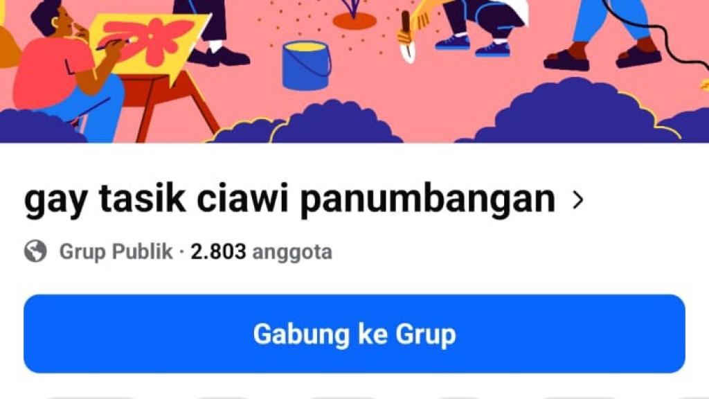 Wow! Anggota Grup Facebook “Gay Tasik Ciawi Panumbangan” Terus Bertambah, Kini Tembus 2.803 Akun