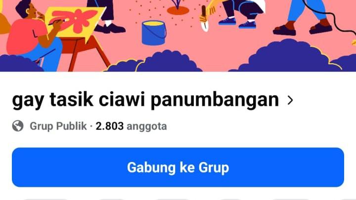 Wow! Anggota Grup Facebook “Gay Tasik Ciawi Panumbangan” Terus Bertambah, Kini Tembus 2.803 Akun