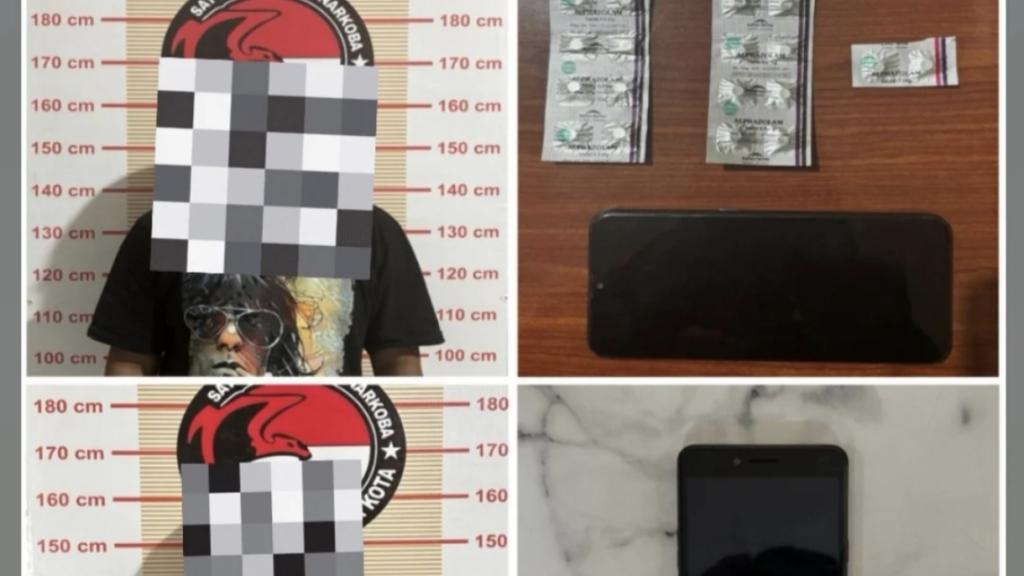 Satnarkoba Polres Tasikmalaya Kota Amankan Dua Pelaku Penyalahgunaan Psikotropika di Dadaha