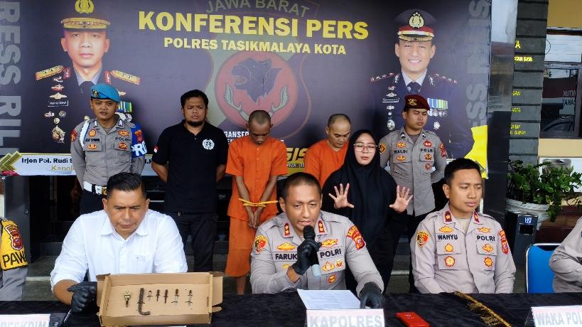 Satreskrim Polres Tasikmalaya Kota Tangkap 2 Pelaku Curanmor, Amankan 7 Motor dan 1 Mobil