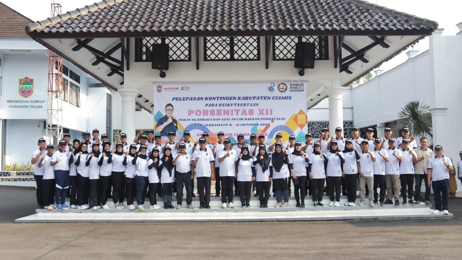 Lepas 96 Atlet ke Porsenitas Kunci Bersama 2025, Herdiat Tekankan Semangat Juang dan Sportivitas