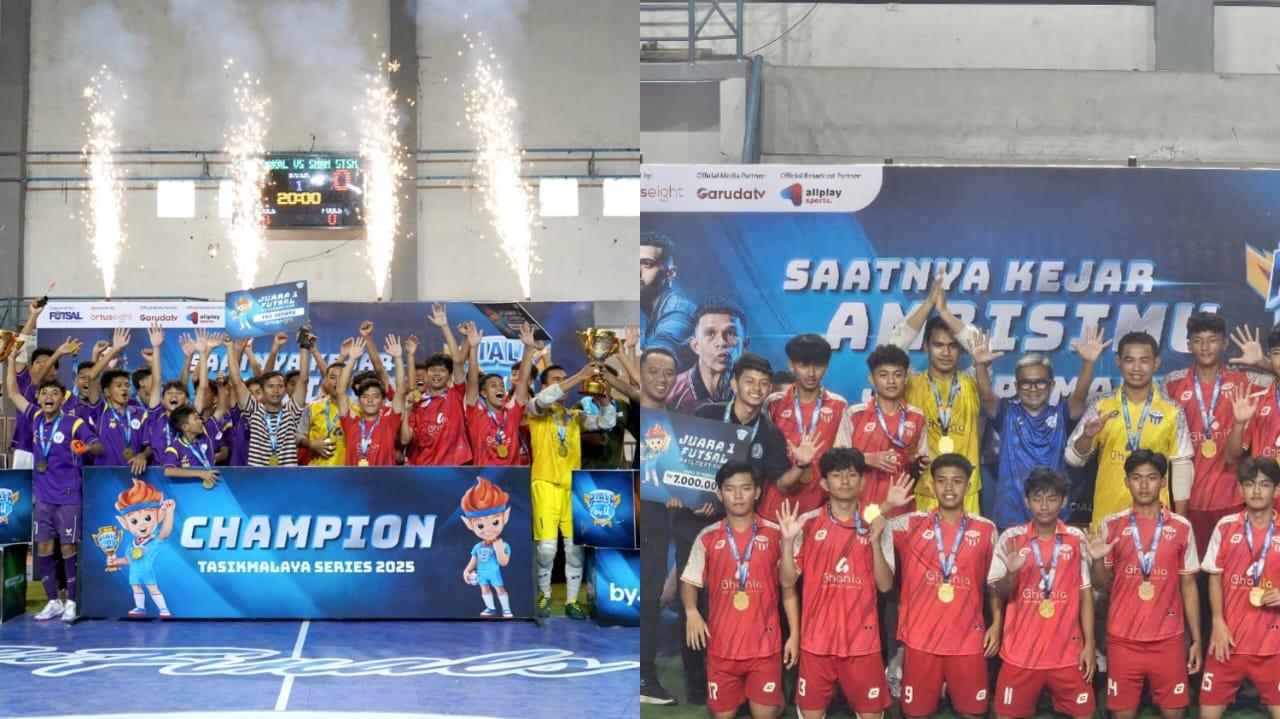 Turnamen Futsal Piala by.U 2025 Tasikmalaya Series Sukses Digelar, Ini Daftar Juaranya!