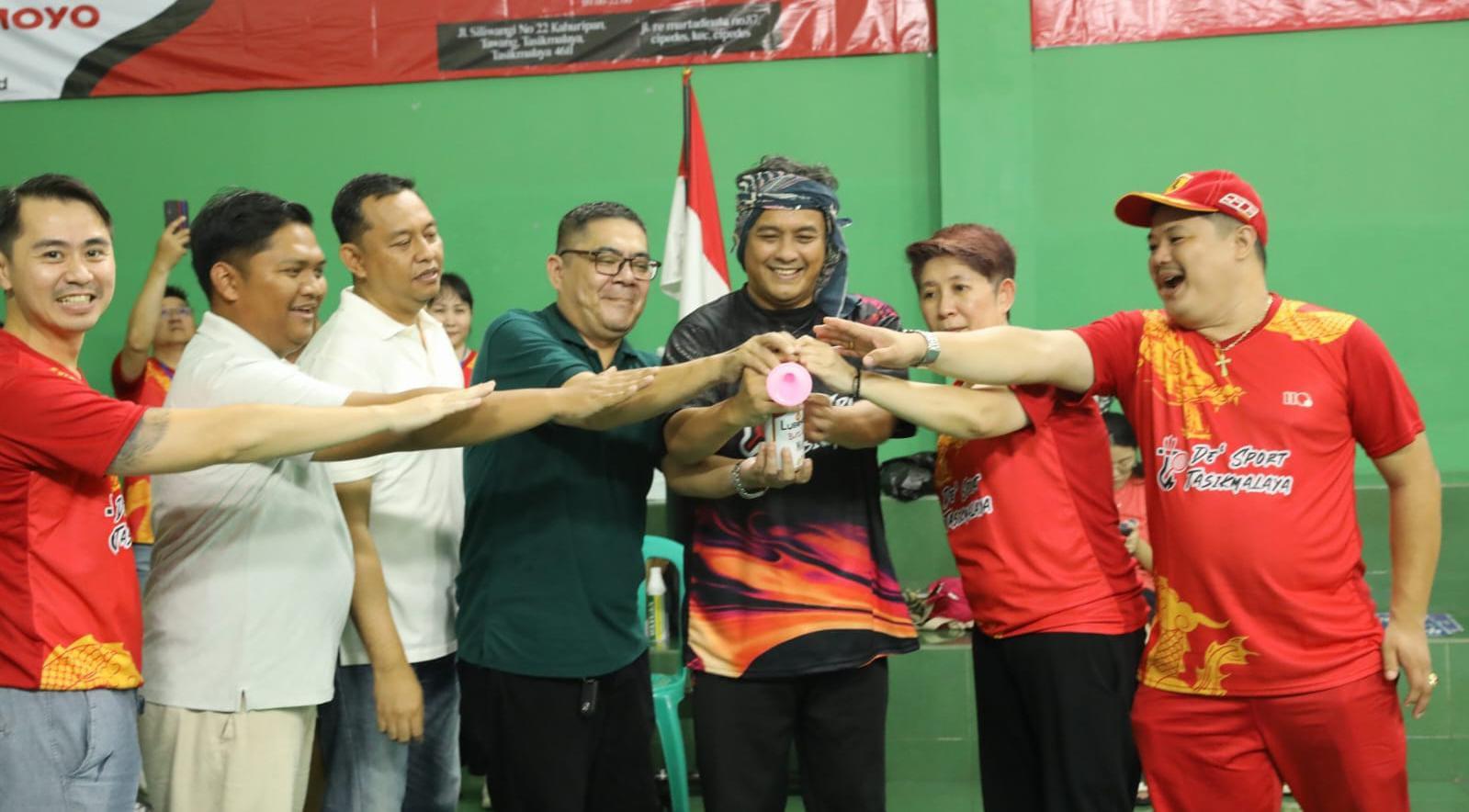 Wakil Wali Kota Diky Chandra Buka Ajang BBC 2025, Momentum Geliatkan Kembali Bulutangkis di Tasikmalaya