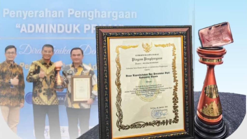 Disdukcapil Ciamis Raih Penghargaan Adminduk Prima 2025, Inovasi “PASTI MANIS” Jadi Andalan Layanan Publik Digital