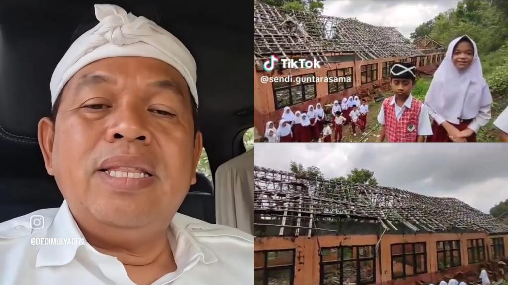 Gubernur Jabar Dedi Mulyadi Tanggapi Video Viral Sekolah Rusak di Culamega Tasikmalaya