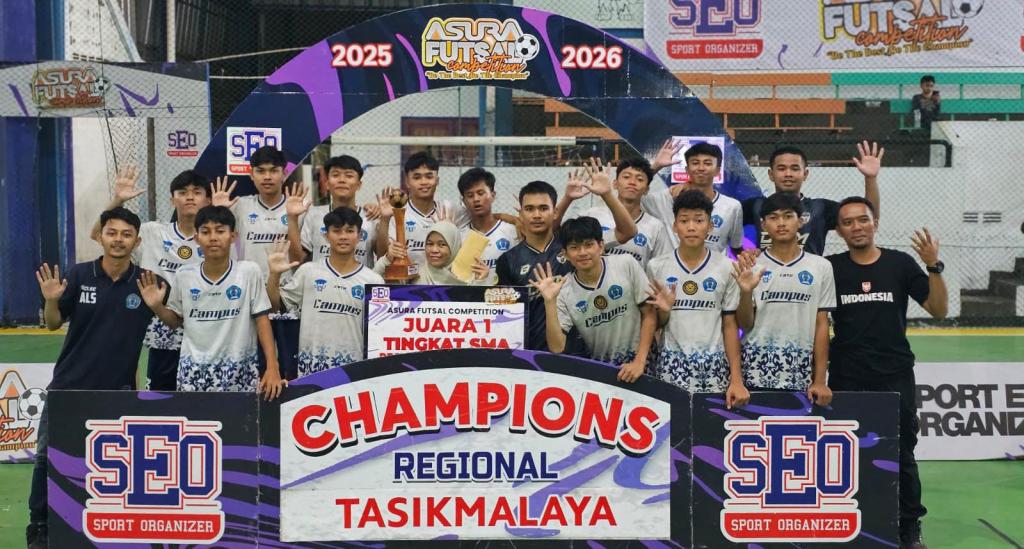 SMAN 5 Tasikmalaya Raih Juara Turnamen Futsal SEO 2025, Buktikan Sebagai Tim Tangguh