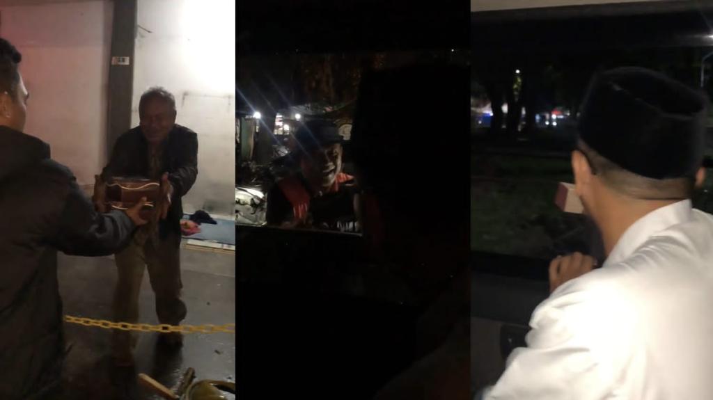 Pegawai Diskominfo Berbagi Makanan di Malam Hari, Wujud Kepedulian di Momen HUT ke-24 Kota Kota Tasikmalaya