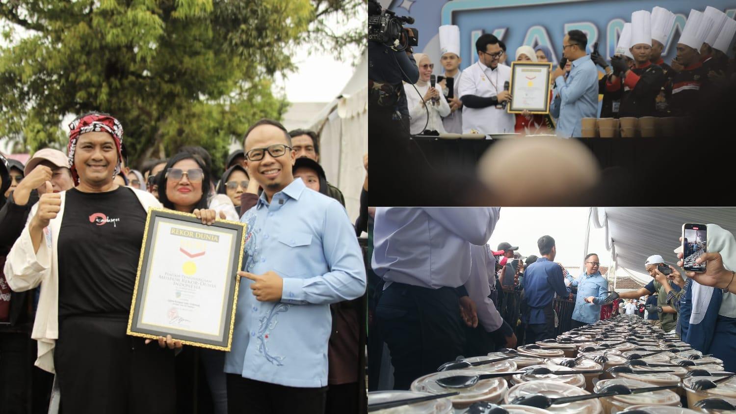 HUT ke-24 Kota Tasikmalaya, Pemkot Pecahkan Rekor MURI dengan 2.417 Porsi Kupat Tanjung