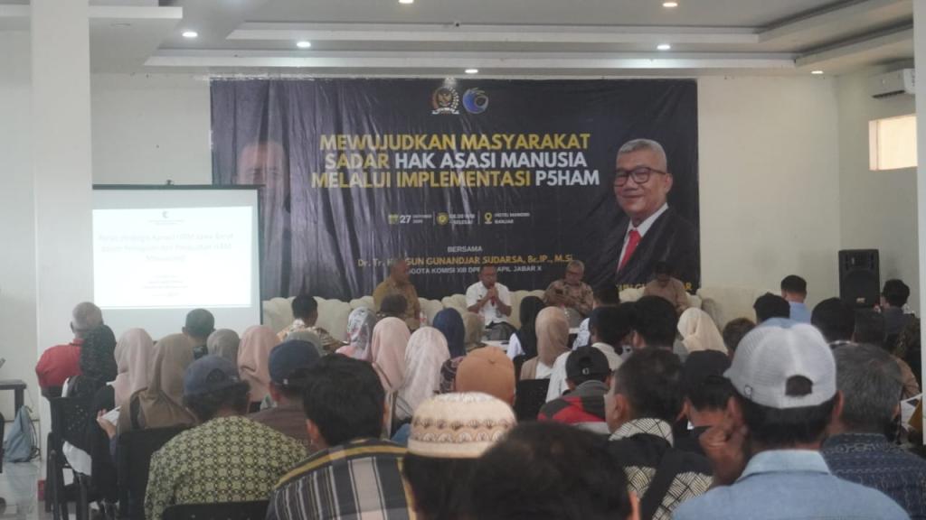 Agun Gunandjar Dorong Penguatan Kesadaran HAM Berbasis Nilai Pancasila di Kota Banjar