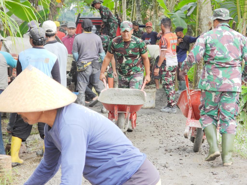 Tiga Pekan Berlangsung, TMMD Ke-126 Kodim 0613/Ciamis Tunjukkan Progres Positif di Desa Sukamulya