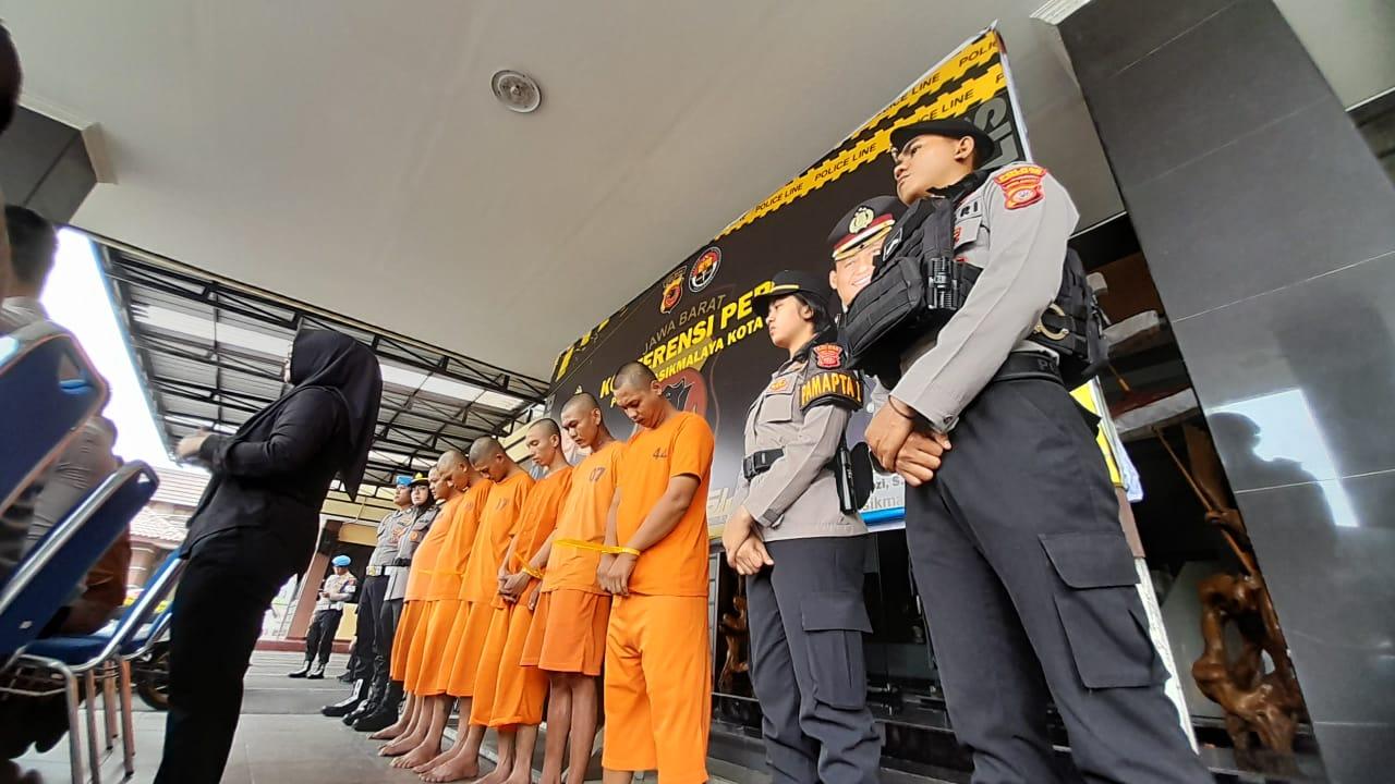 Polres Tasikmalaya Kota Tangkap Tiga Anggota Geng Motor Valvoline  Pelaku Penganiayaan di Kawalu