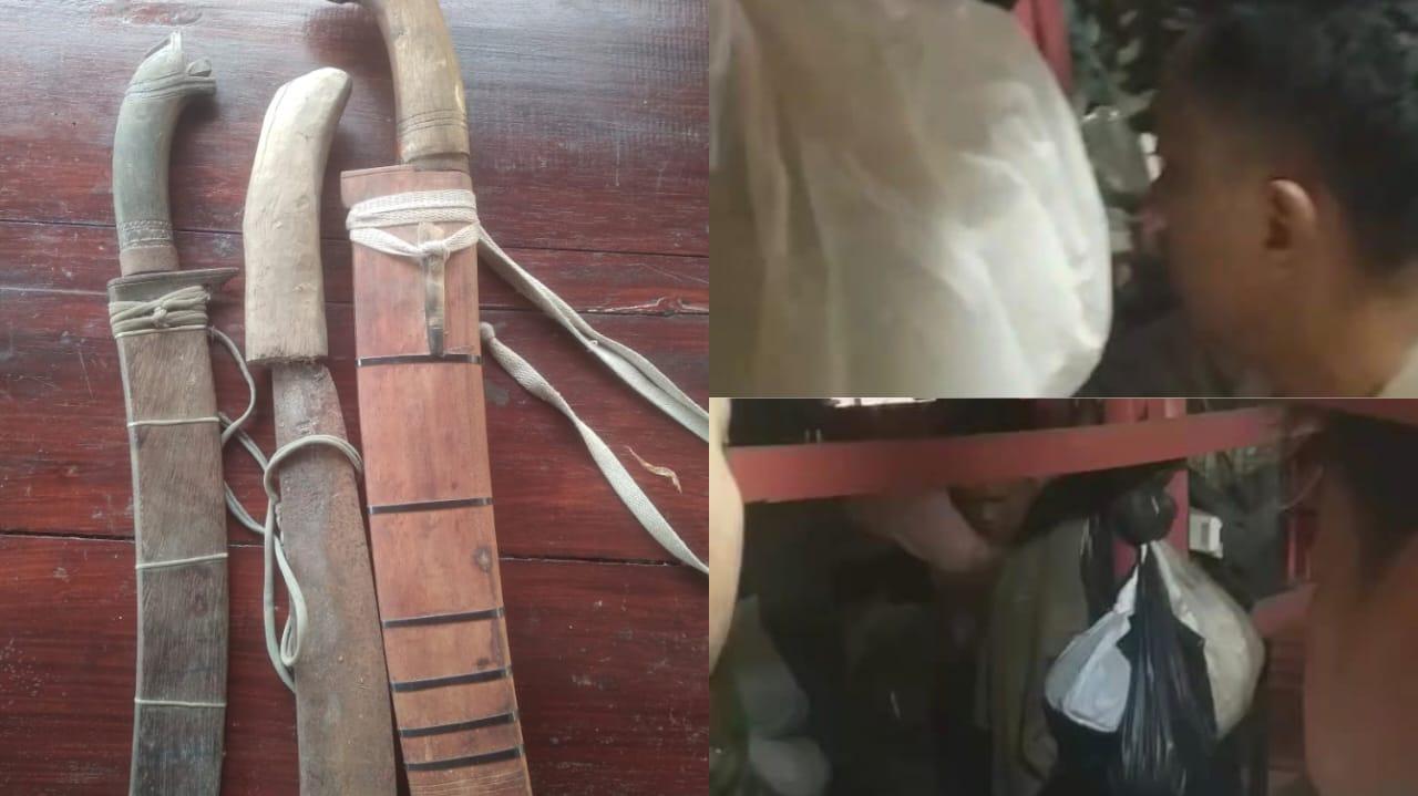 Pria Diduga ODGJ Bawa Golok Diamankan Polsek Tawang Setelah Mengamuk dan Lempari Rumah Warga