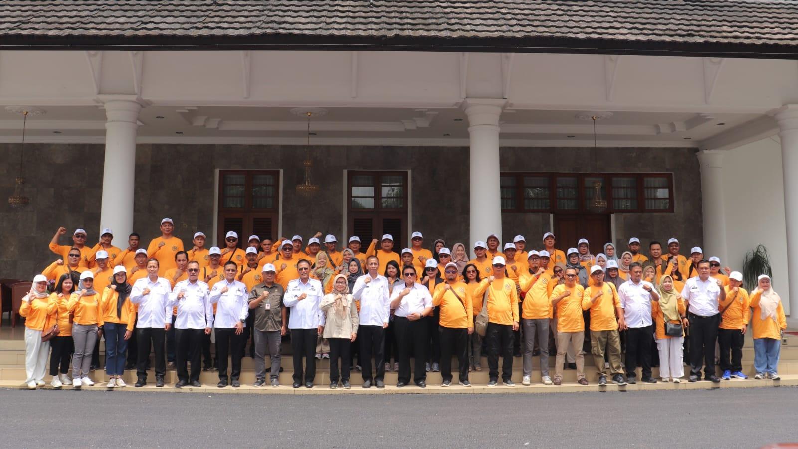 Ciamis Jadi Percontohan Nasional, Pusdal Kalimantan Datang Belajar Pengelolaan Sampah