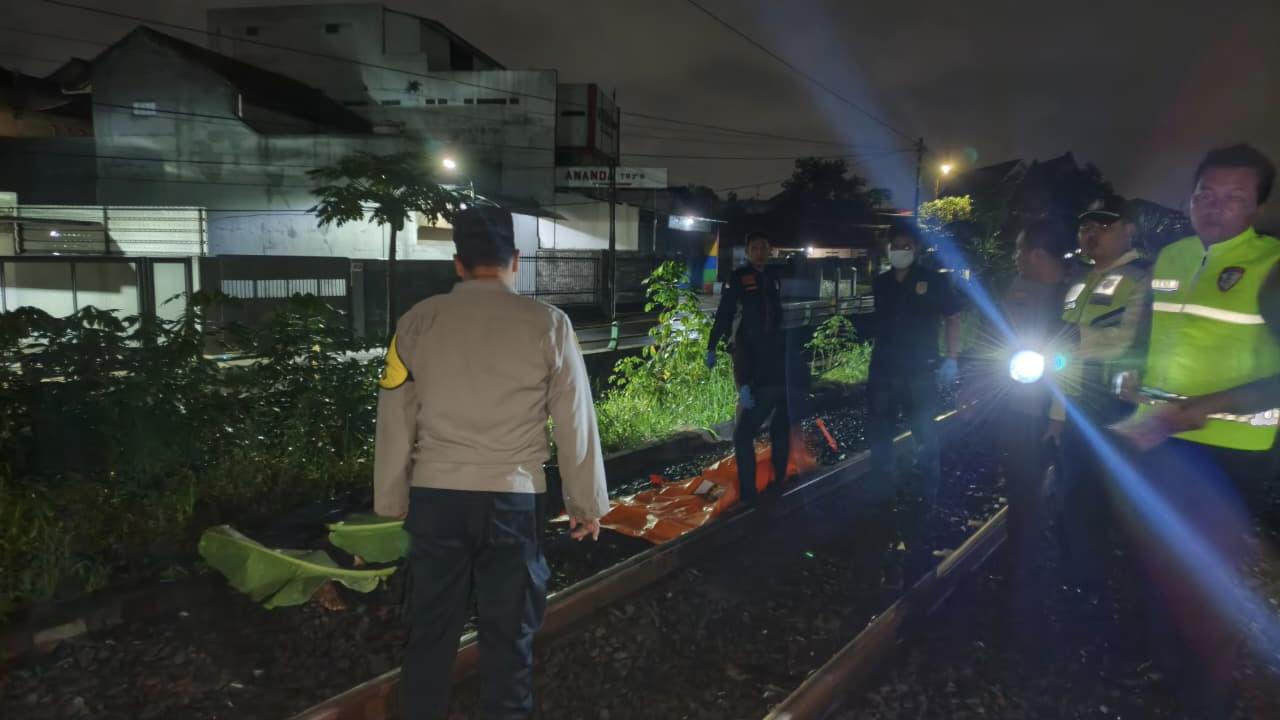 Pria Tanpa Identitas Tewas Tertemper Kereta Api Serayu di Dekat Pasar Pancasila