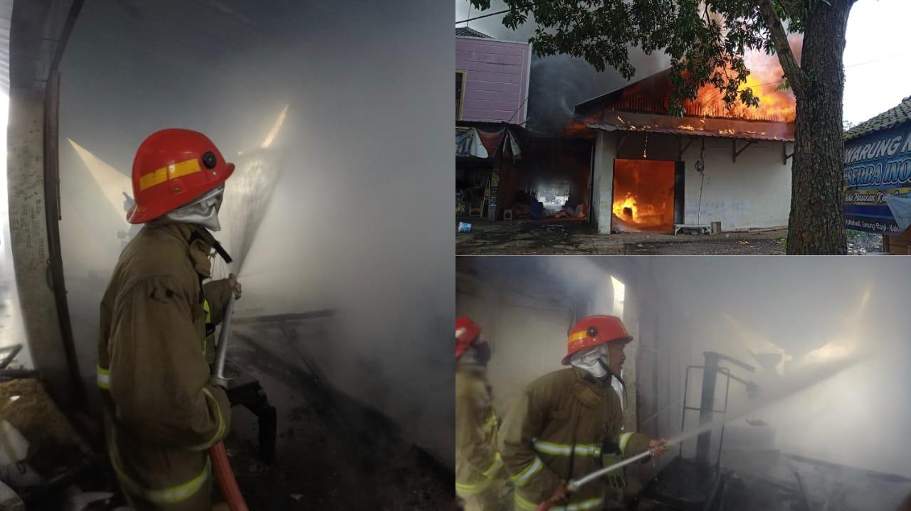 Gudang Penggilingan Padi di Letjen Mashudi Tasikmalaya Terbakar, Damkar Bergerak Cepat Padamkan Api