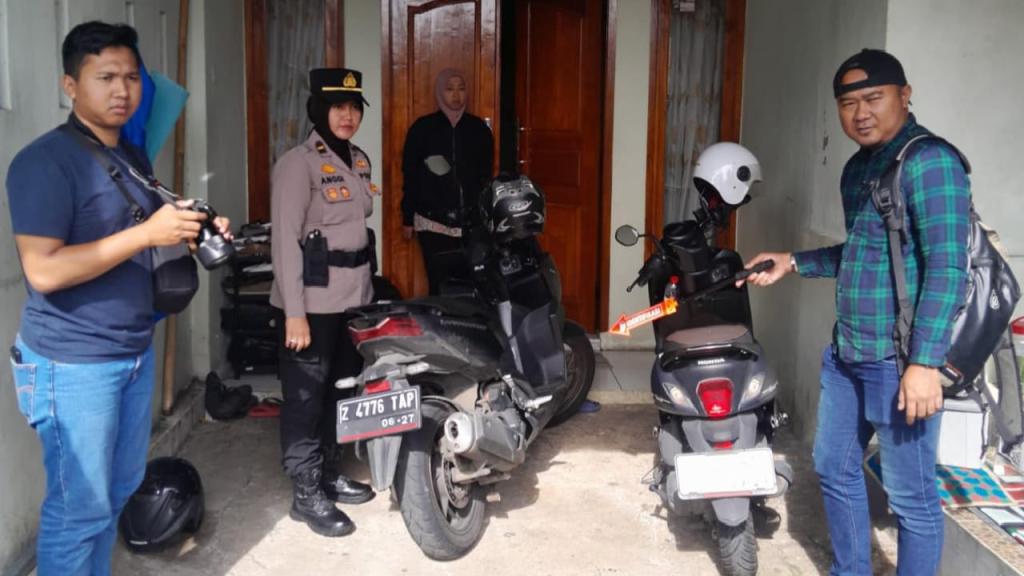 Motor Warga Tirta Garden Raib, Polres Ciamis Gerak Cepat Gelar Olah TKP