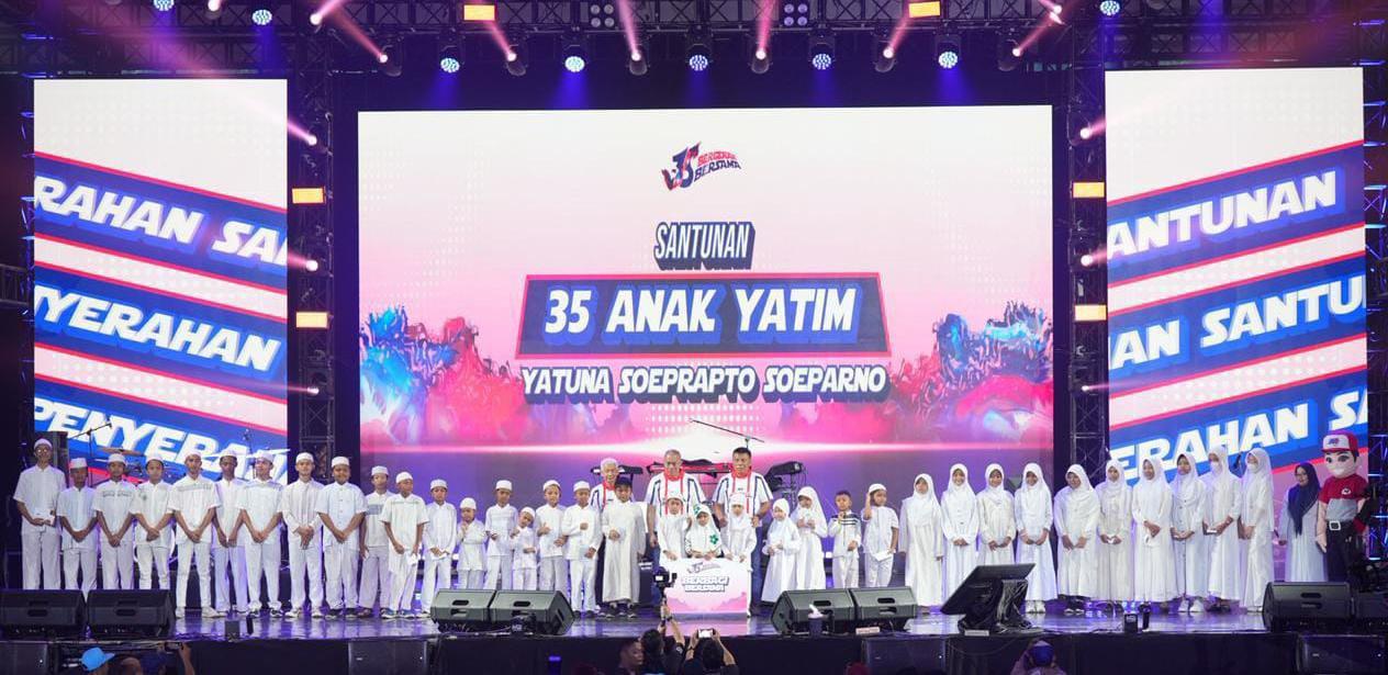 JNE Rayakan HUT ke-35 dengan Semangat Kebersamaan, Catat Rekor MURI dan Beri Banyak Apresiasi