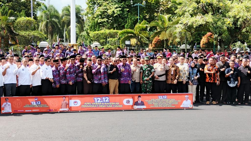 Lewat Apel Akbar, PPDI Ciamis Siap Sukseskan Digitalisasi dan Program Strategis Desa 2026