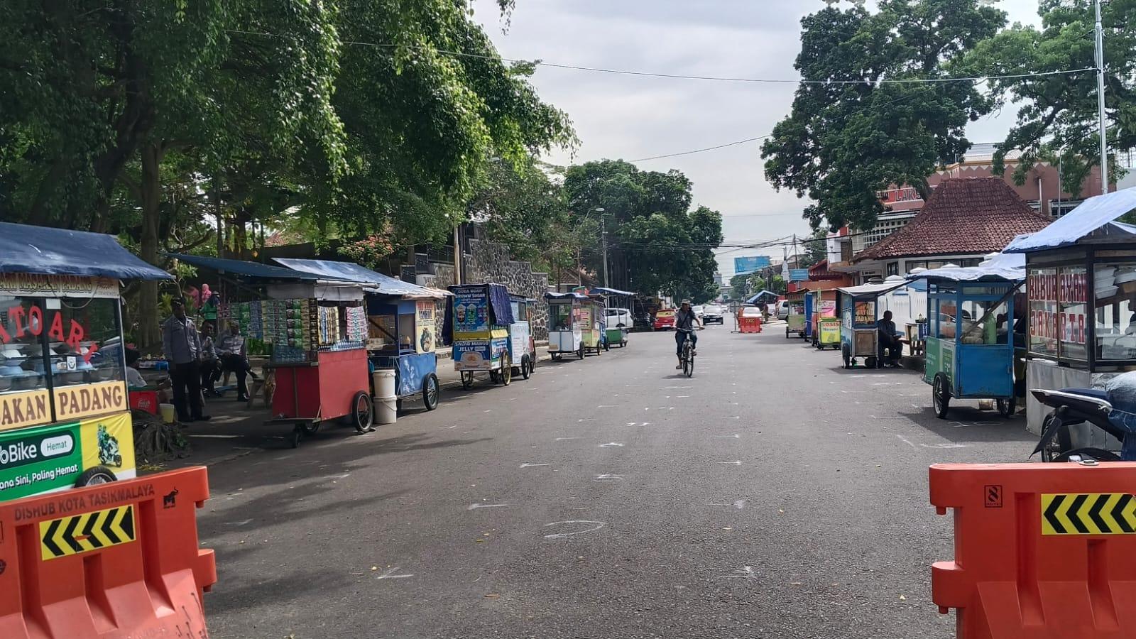 PKL Masjid Agung dan Taman Kota Tasikmalaya Resmi Kantongi TDUP