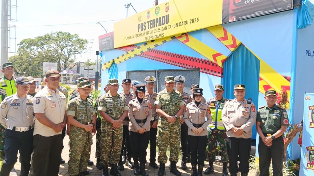 Pangdam III/Siliwangi Tinjau Kesiapan Pengamanan Nataru di Ciamis, Pastikan Jalur KA hingga Posko Lalu Lintas Siap