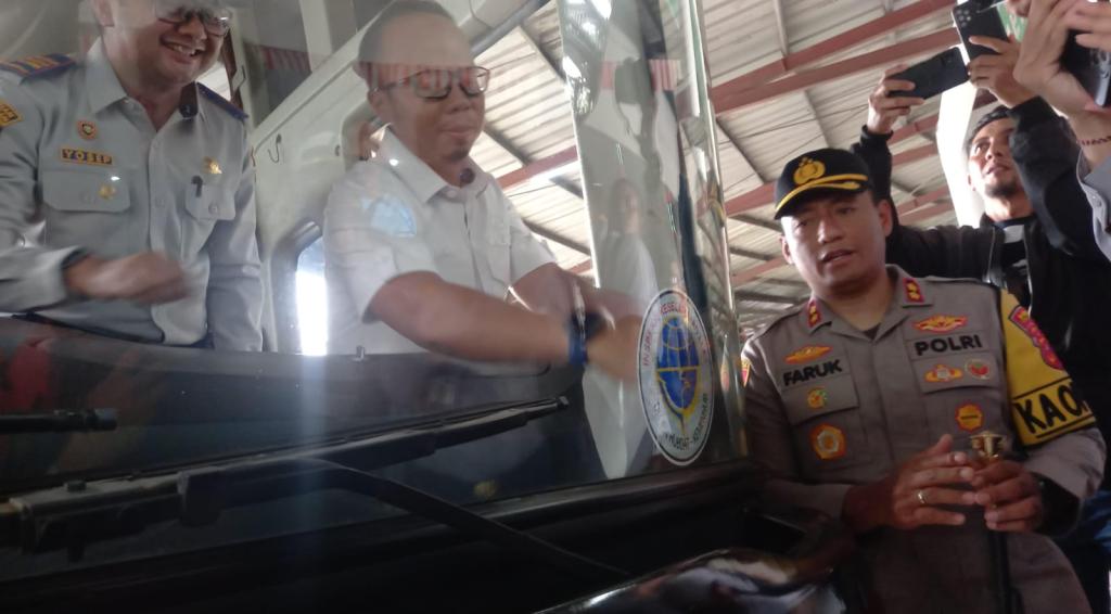 Jamin Keselamatan Penumpang Nataru, Pemkot Tasikmalaya Gelar Ramp Check Bus di Terminal Indihiang