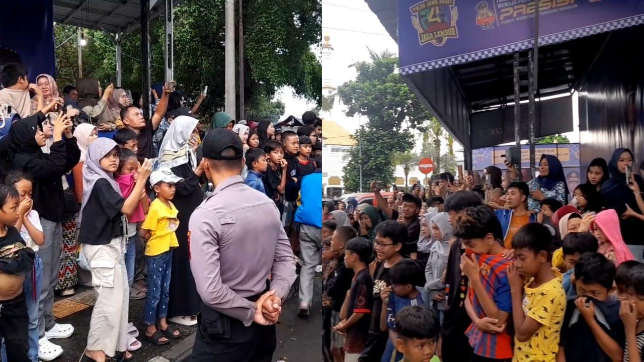 Sambut Malam Tahun Baru, Ribuan Warga Tasikmalaya Padati Taman Kota Saksikan Pemusnahan Ribuan Botol Miras