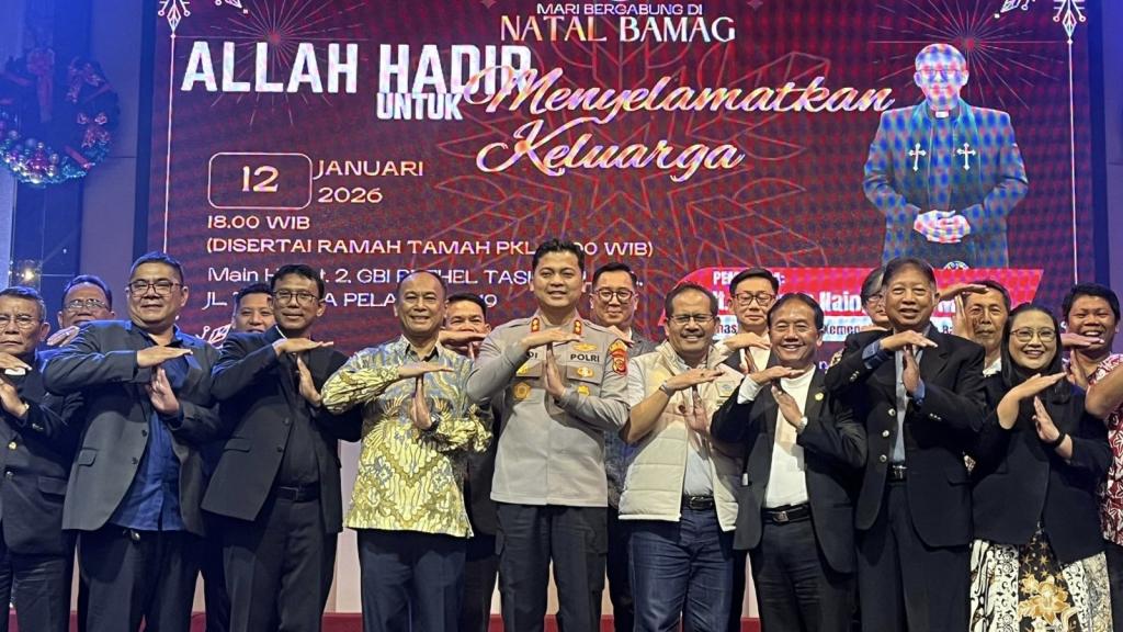 Hadiri Perayaan Natal 2025, Kapolres Tasikmalaya Kota Tegaskan Komitmen Jaga Toleransi dan Kerukunan