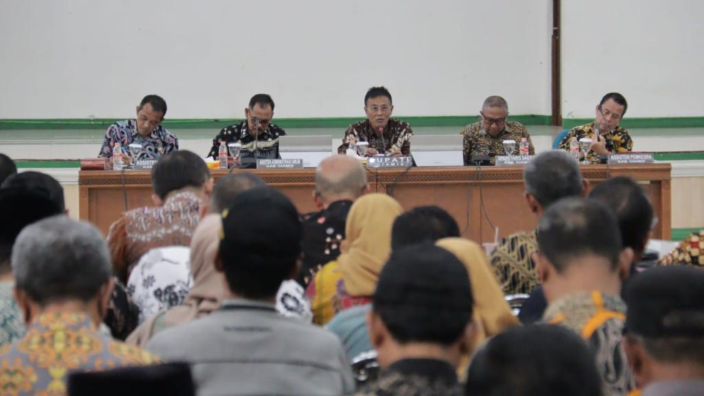 Rakor Internal Pemkab Ciamis, Bupati Herdiat Tekankan Sinergi OPD dan Kesiapsiagaan Bencana