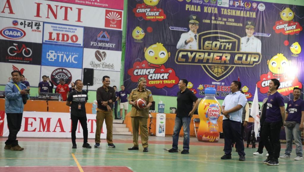 Buka Cyper Cup 2026, Diky Candra Dorong Basket Jadi Lumbung Prestasi Tasikmalaya