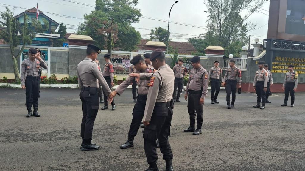 Latihan Intensif Sat Samapta Polres Ciamis, Perkuat Profesionalisme dan Kesiapsiagaan Pengawalan Tahanan