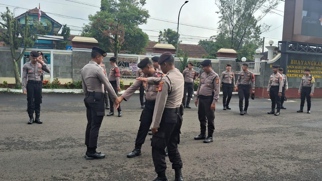 Latihan Intensif Sat Samapta Polres Ciamis, Perkuat Profesionalisme dan Kesiapsiagaan Pengawalan Tahanan