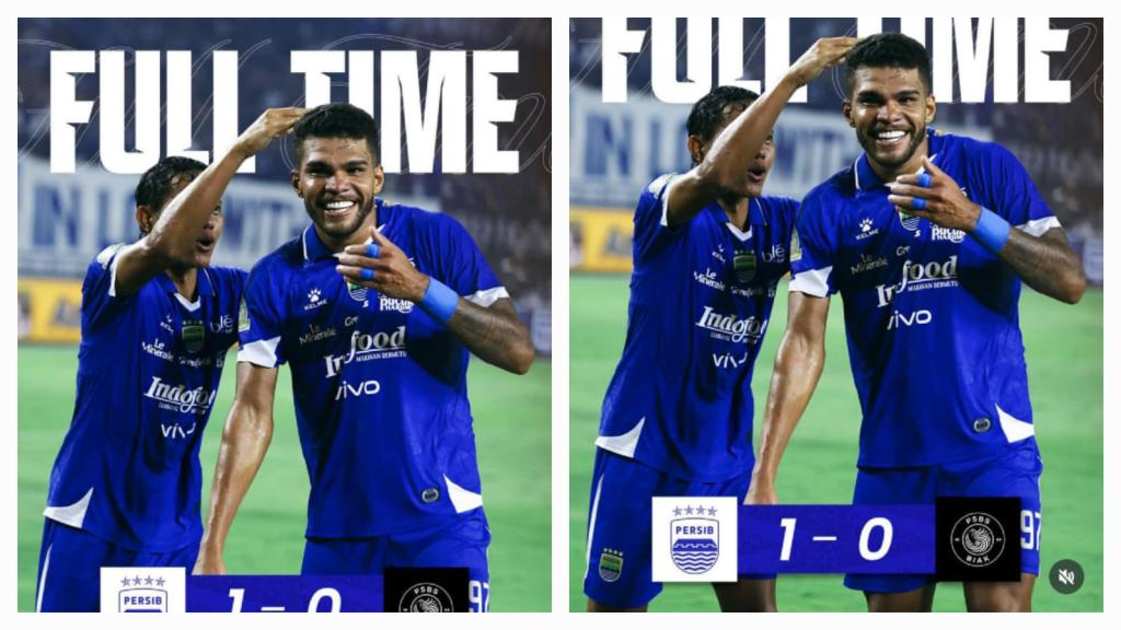 Persib Bandung Tekuk PSBS Biak 1-0, Kembali Puncaki Klasemen