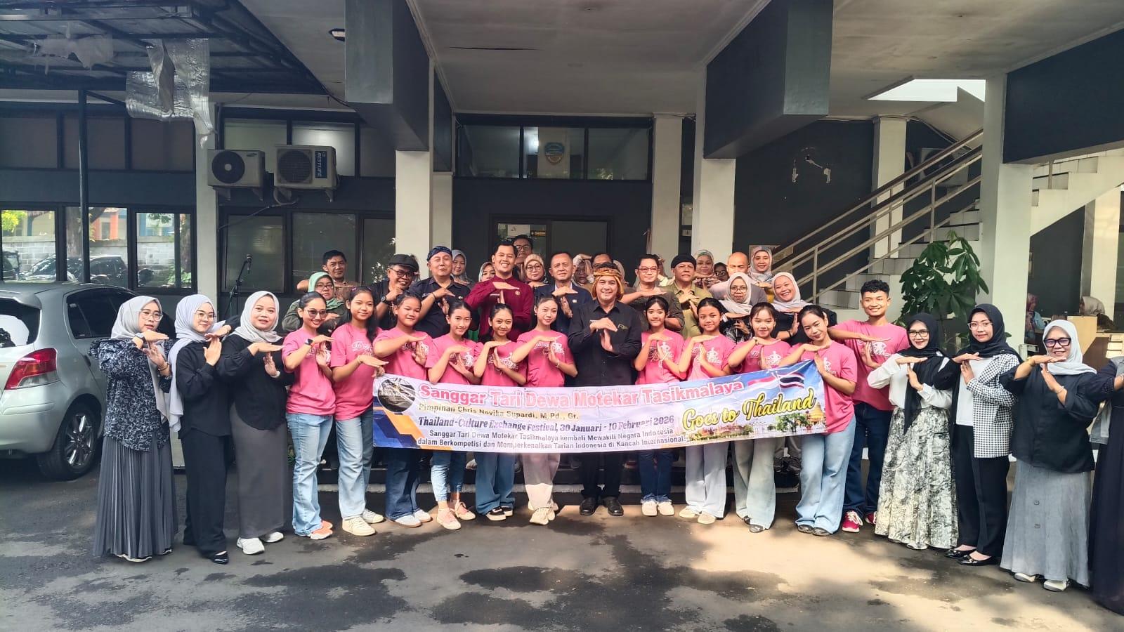 Sanggar Tari Motekar Tasikmalaya Wakili Indonesia di Thailand Culture Exchange Festival 2026
