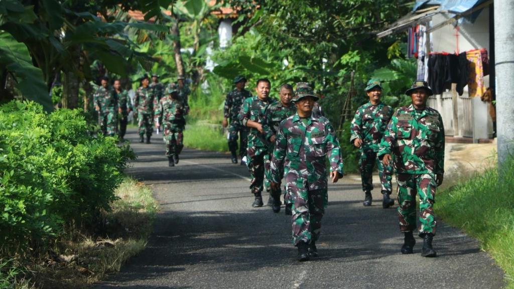 Uji Ketahanan Prajurit, Kodim 0613 Ciamis Gelar Hanmars 10 Km Perkuat Fisik dan Mental