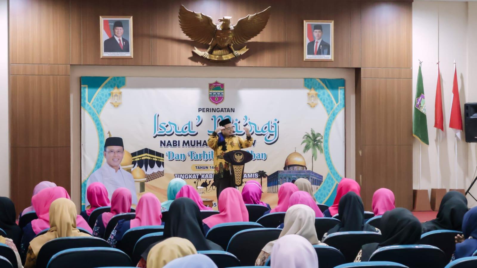 Peringati Isra Mi’raj dan Tarhib Ramadhan, Pemkab Ciamis Ajak ASN dan Masyarakat Pererat Silaturahmi