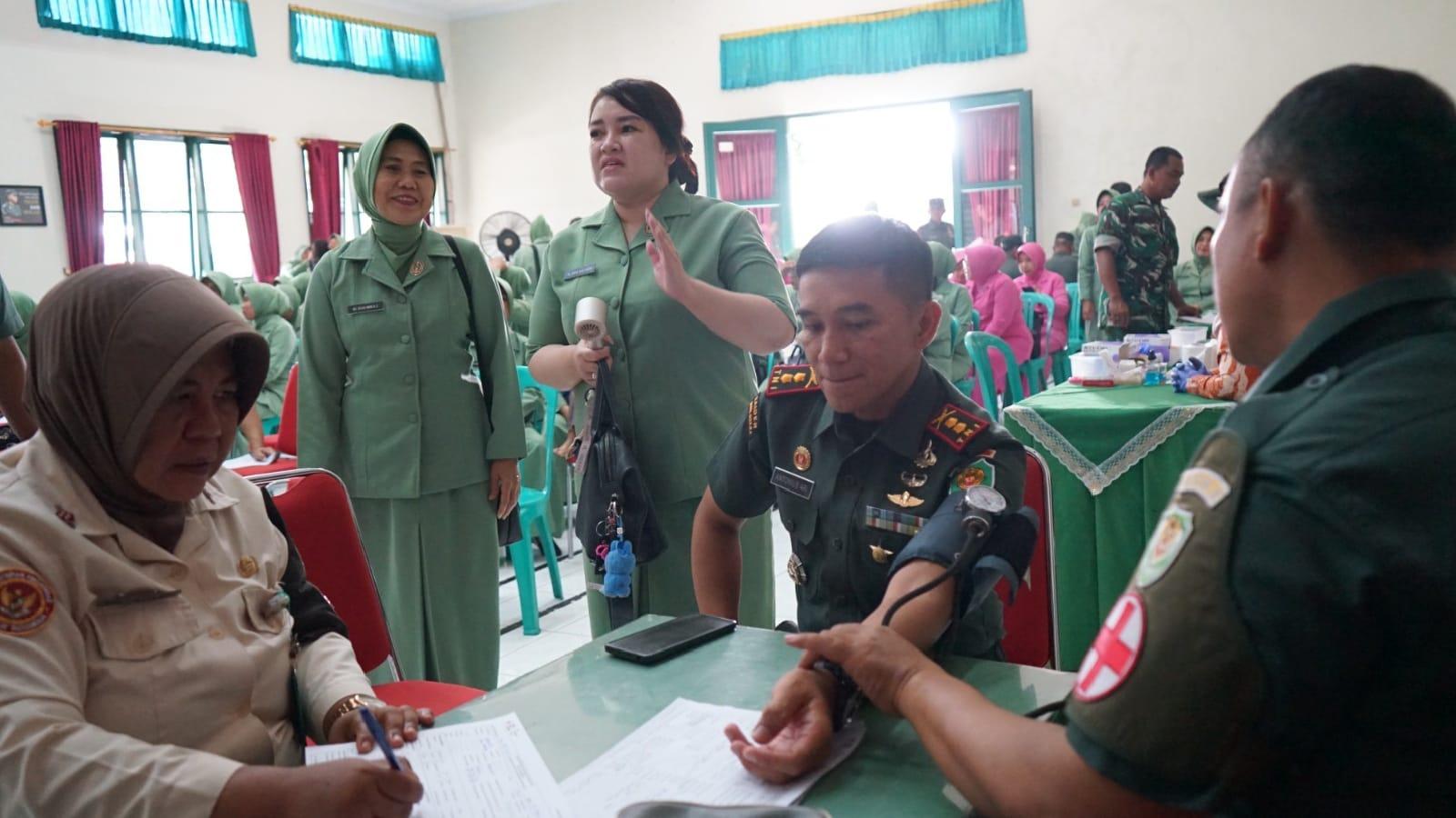 Persit KCK Cabang Kodim 0613/Ciamis Gelar Donor Darah Sambut HUT ke-80