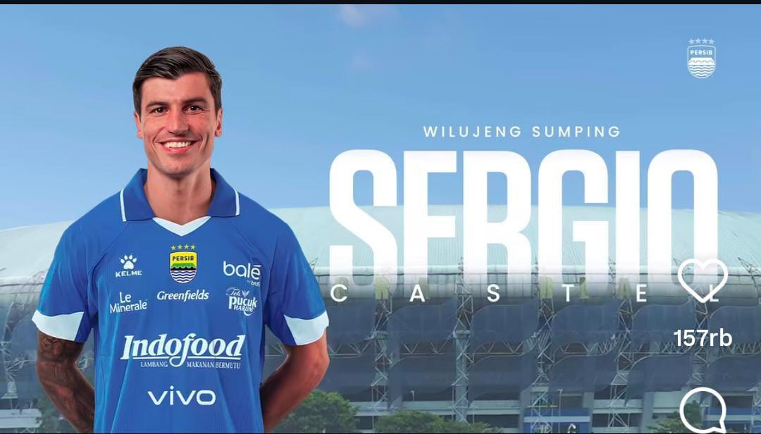 Persib Bandung Resmi Datangkan Sergio Castel untuk Putaran Kedua BRI Super League 2025/2026