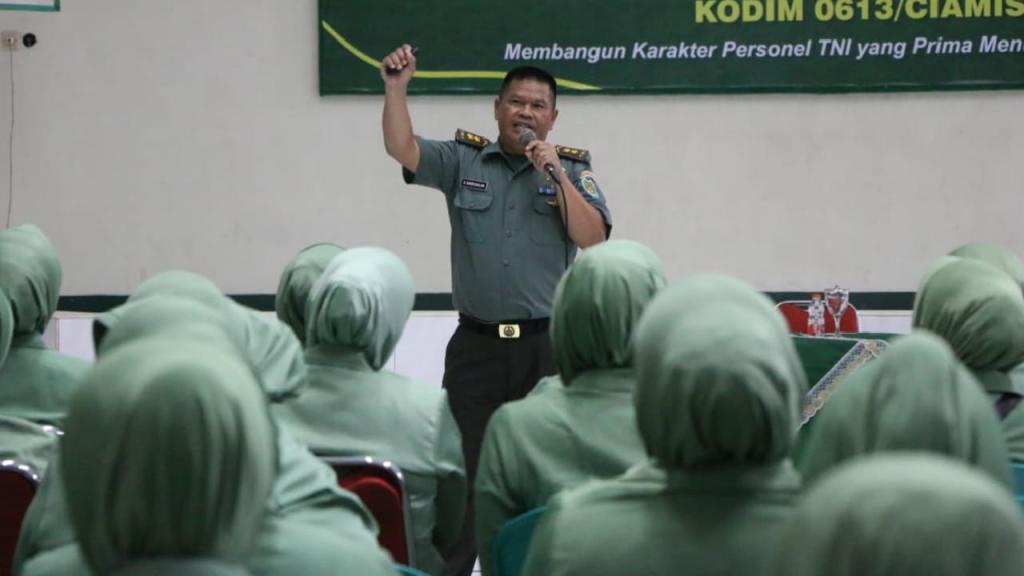 Bangun Prajurit Tangguh dan Profesional, Kodim 0613 Ciamis Gelar Ceramah Bintal Triwulan I 2026